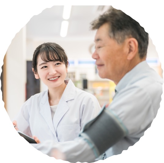 診察のようす